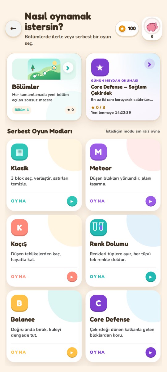 Blockora - 6 game modes + levels