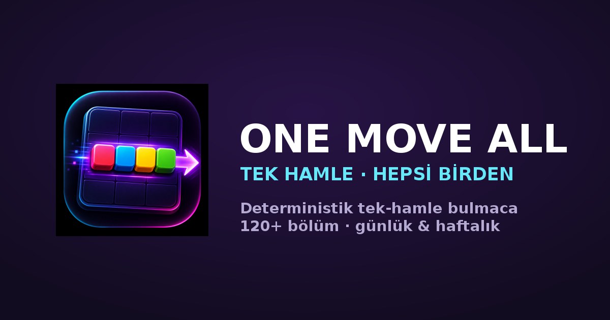 One Move All key art